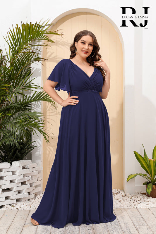 Avondjurk Lima 1395: Marineblauw